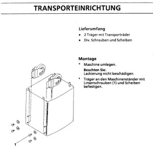 EMCO Transporteinrichtung für MH26/30,MK81/Moritz