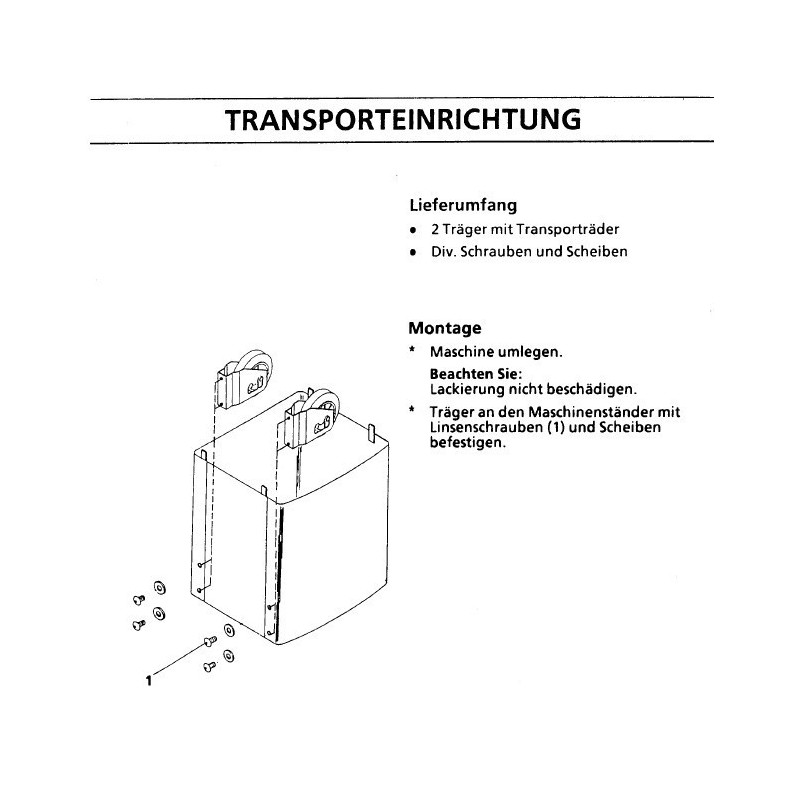 EMCO Transport attachment MH26/30,MK81