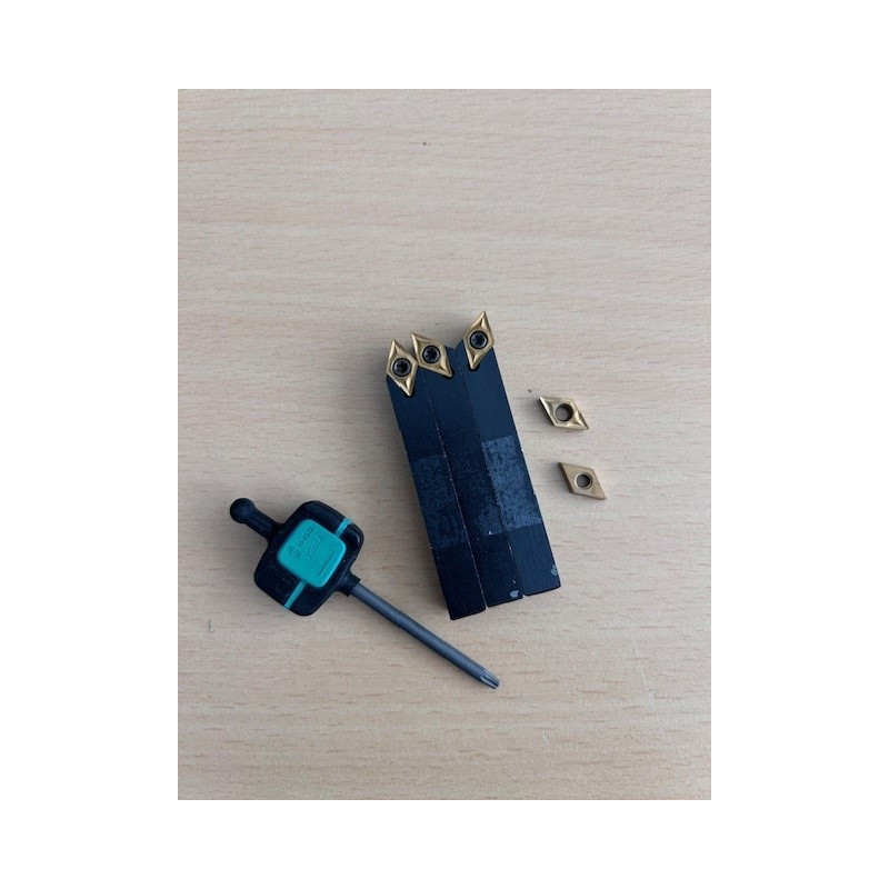 EMCO Garn. 3 HM-Werkzeuge 8x8