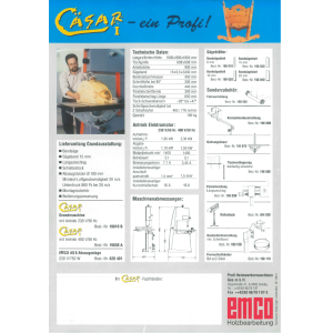 Belt sanding attachment incl. sanding belt for Cäsar I und Cäsar II