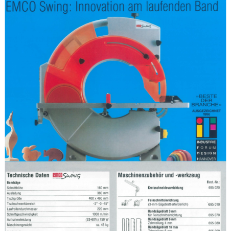 EMCO KREIS-SCHNEIDEEINRICHTUNG FÜR SWING und STING