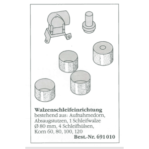 WALZENSCHLEIFEINRICHTUNG  FÜR EMCO BS 3