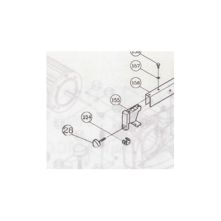 KLEMMTEIL (PARALLELANSCHLAG) FÜR EMCO SWING/ STING - Pos.155