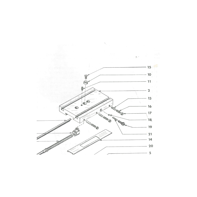 Cross-slide-table