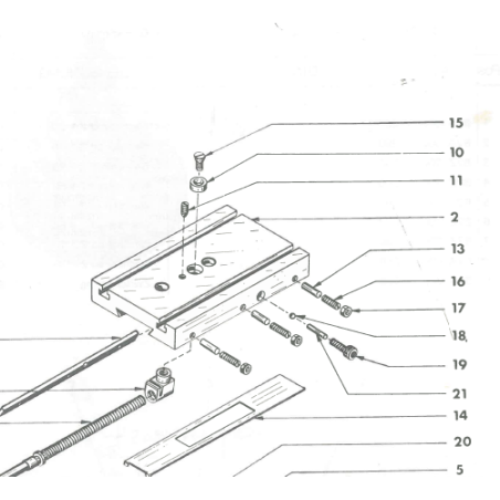 Cross-slide-table