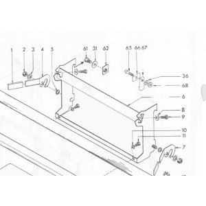 Frame compl. - Pos.1-7  (from Sliding table MK81)