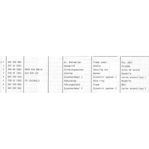 ROHRHALTER - GRUPPE/ Pos.1-7 -   SCHIEBETISCH MK81