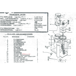 FILTERSACK für METALLGEHÄUSE DM 450