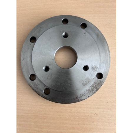Supportflansch Ø 125 mm, für Drehfutter zur Montage auf Querschlitten, Frästisch und Winkelaufspannplatte