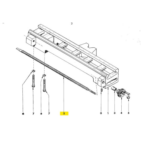 EMCO Leitspindel für Unimat 3