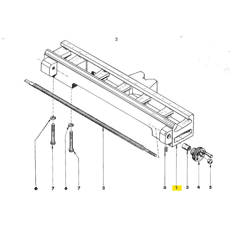 Bett für EMCO Unimat 3