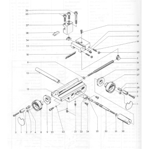 Leitspindel - Lead screw - Position 32 - Unimat PC