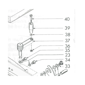 Drehb. Zylindergriff - Handle - Position 39.
