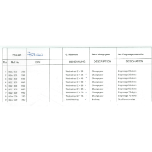EMCO RÄDERSATZ 8-TEILIG