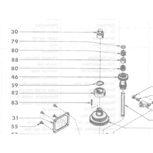 Abdrückmutter für die Emcomat 7/8.4/8.6/ Maximat V10 - NUT - Position 30