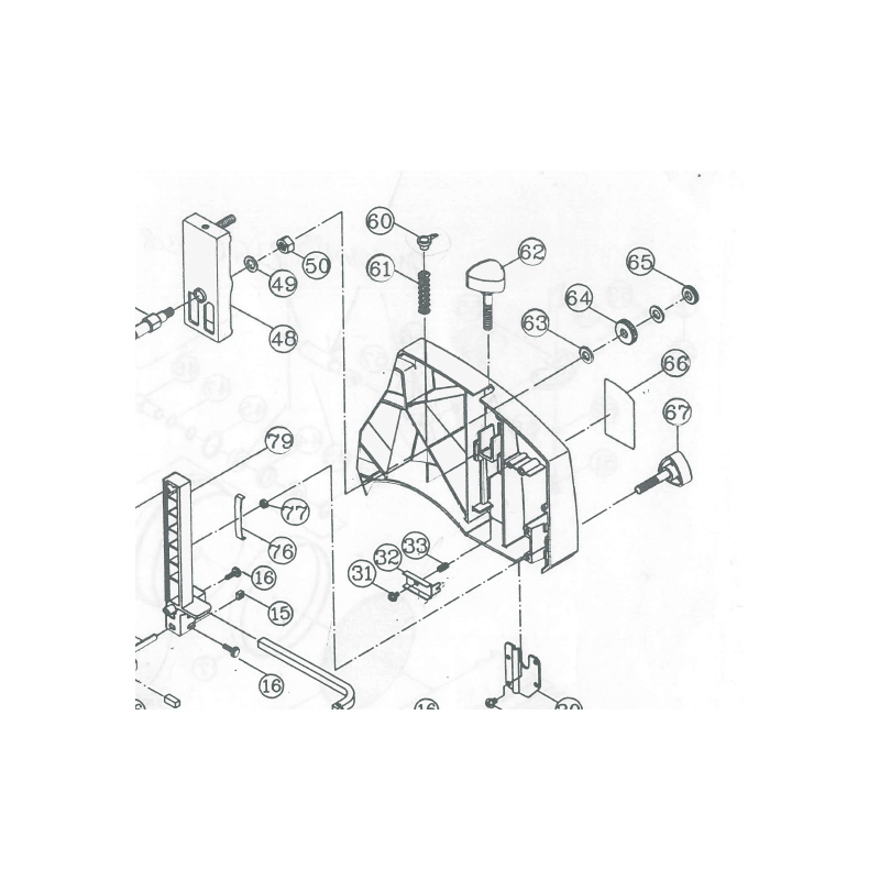 Star knob  -  Positionen 60-65