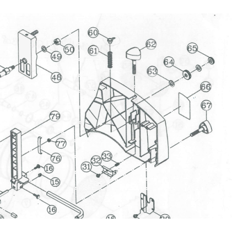 Star knob  -  Positionen 60-65