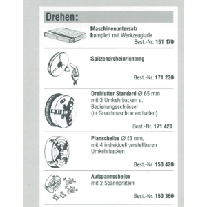 EMCO ZWISCHENSPITZENDREHEINRICHTUNG