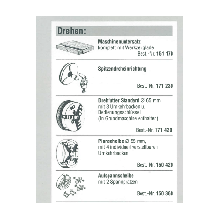 EMCO CENTRE TURNING DEVICE