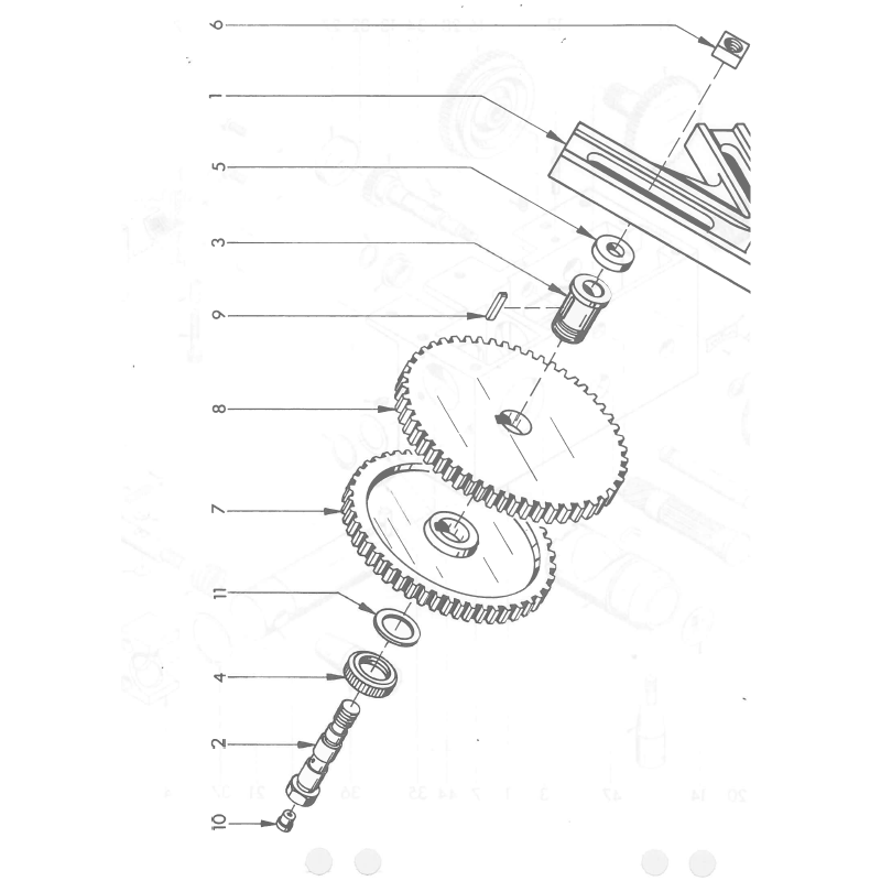 Bearing bush - Position 3.