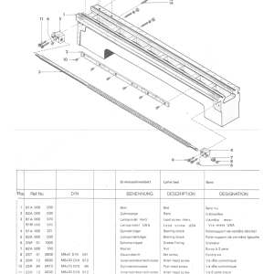 Leitspindel metrisch - Lead screw metr. -  Position 3.