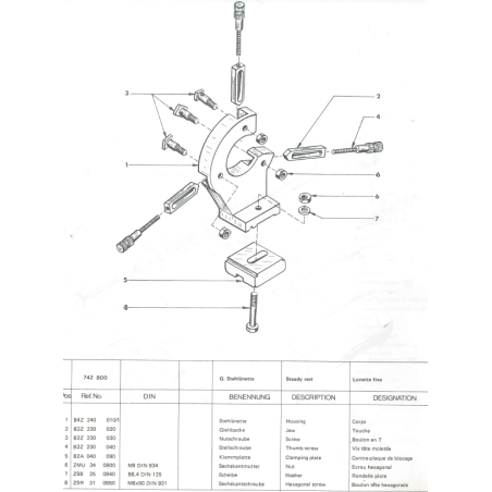 Klemmplatte - Pos. 5