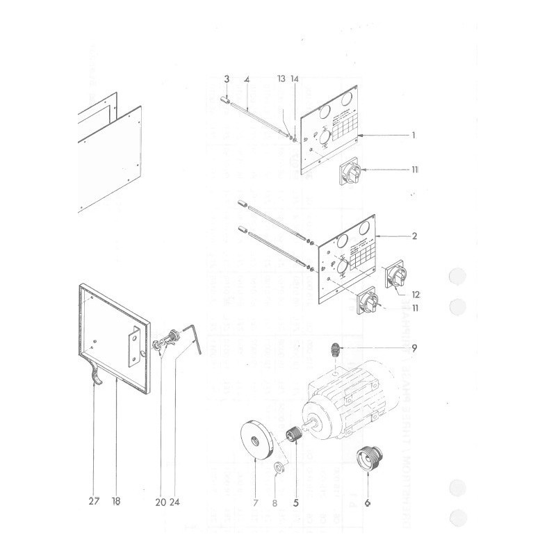 Drehzahlschild - Pos. 2