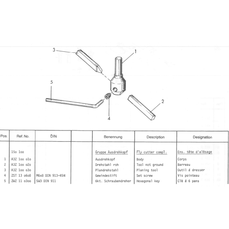 Body  (from the fly cutter)