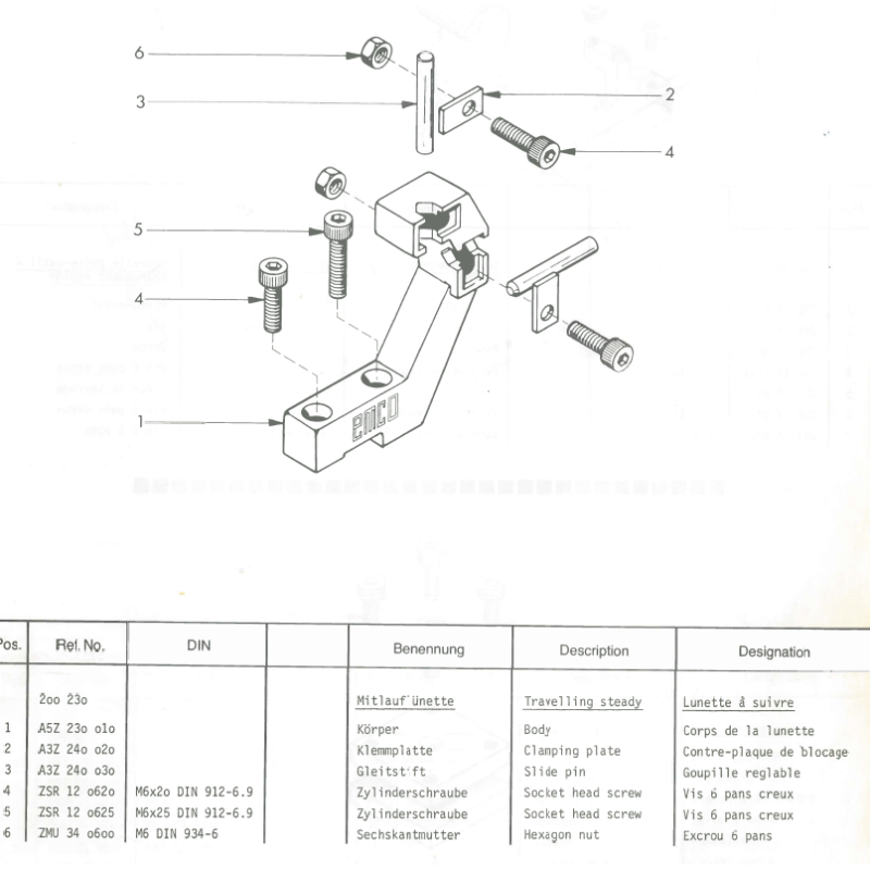 Zylinderschraube M6x25 DIN 912-6.9 - Position 5.