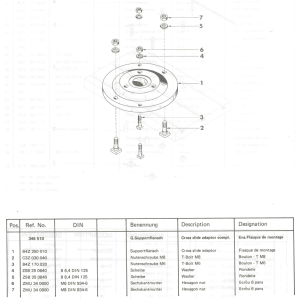 Nutenschraube M6 - Position 3