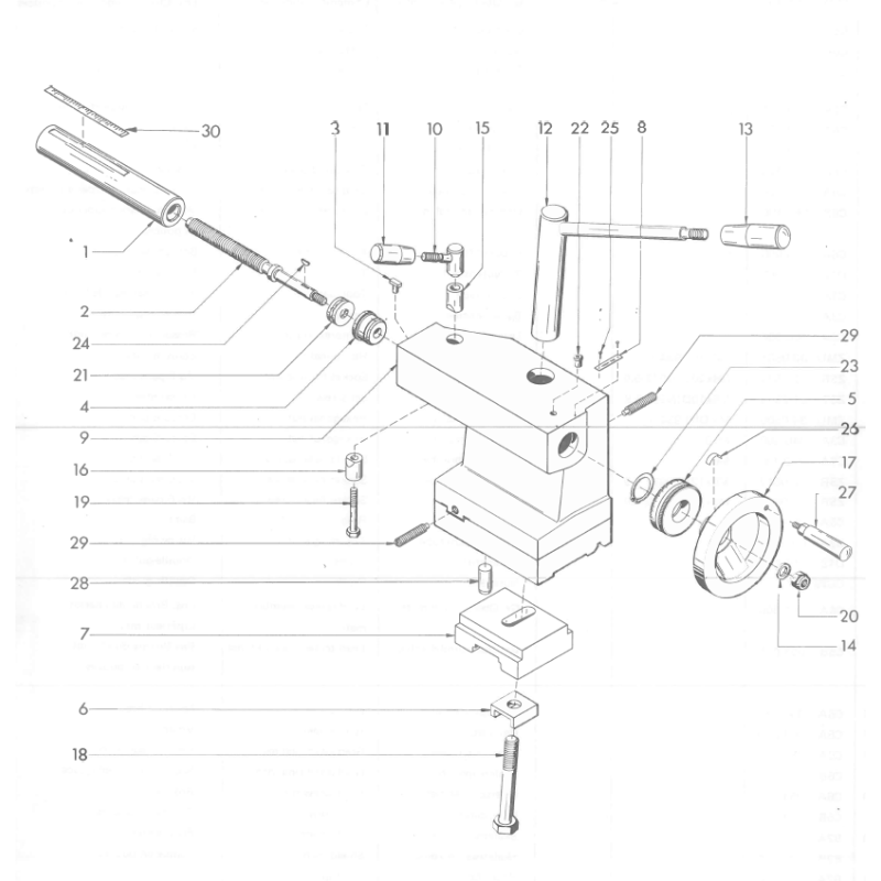 Sicherungsmutter - Position 20. - NM8 DIN980-8