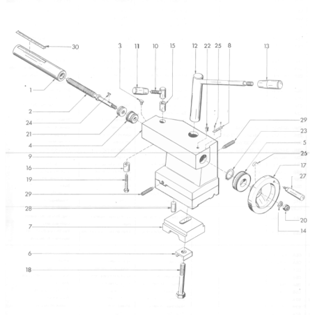Sicherungsmutter - Position 20. - NM8 DIN980-8