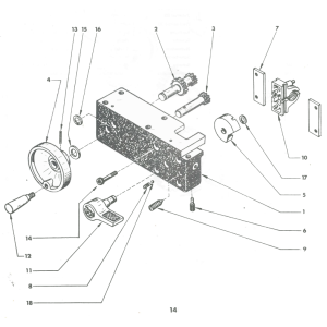 GRUPPE SCHLOSSPLATTE METR. / APRON Positionen 1.-9.