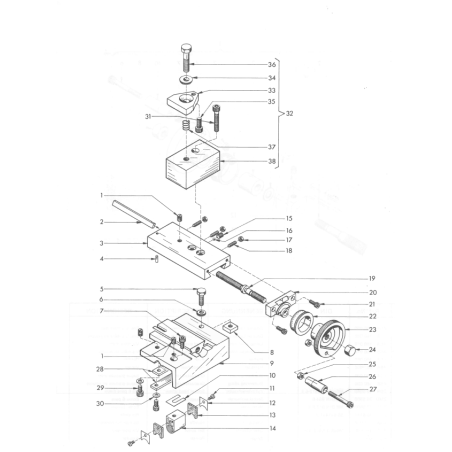 Intermediate plate