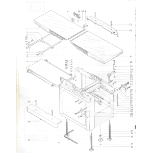 Flat head screw - Position 13.