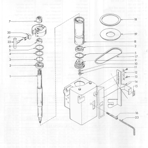 Zylinderschraube M10x90 DIN 912 - Position 16.