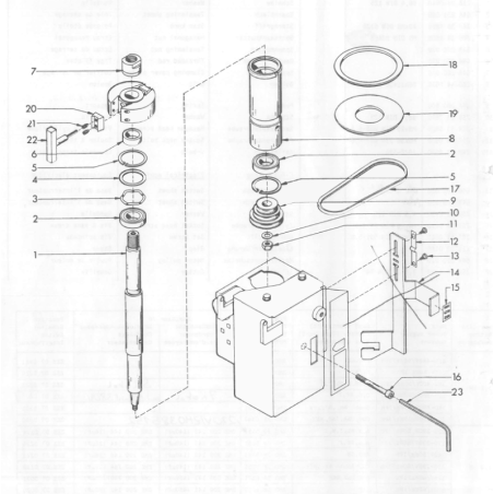 Zylinderschraube M10x90 DIN 912 - Position 16.
