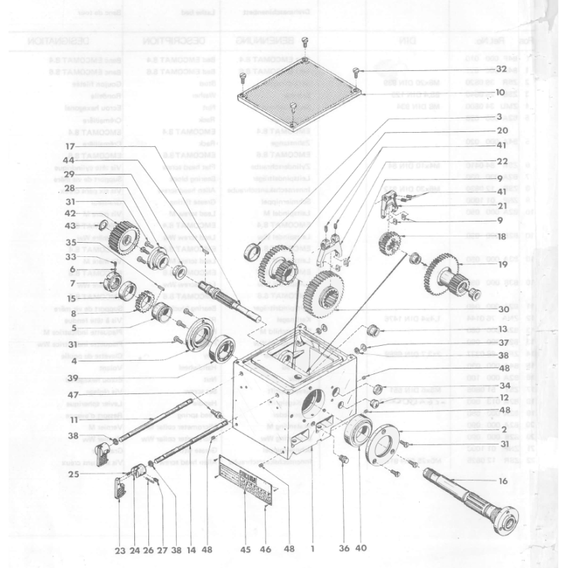 Flat head screw M5x12 DIN 84