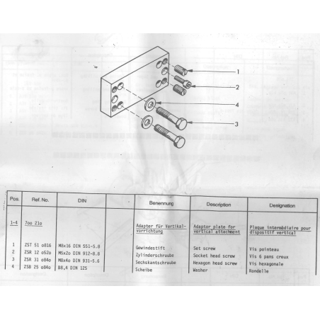 EMCO ADAPTER FOR VERTICALE