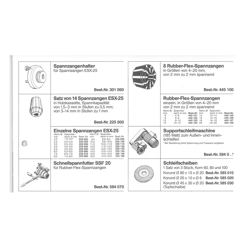 Collets Set ESX 25 (15 pieces)