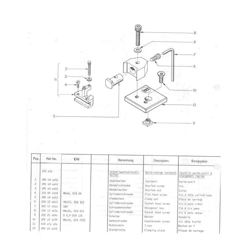 Countersunk screw - Position 10.