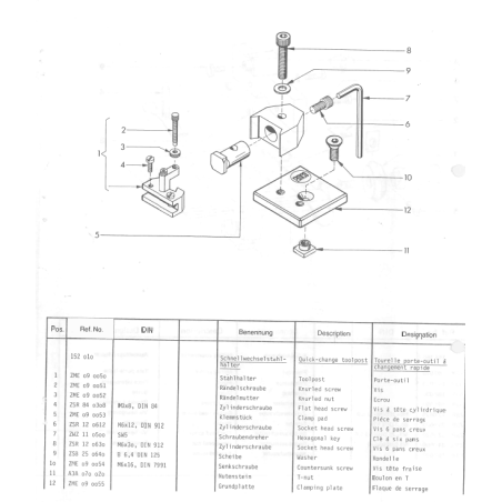 Countersunk screw - Position 10.