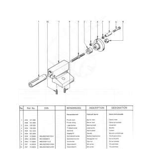 Tailstock housing