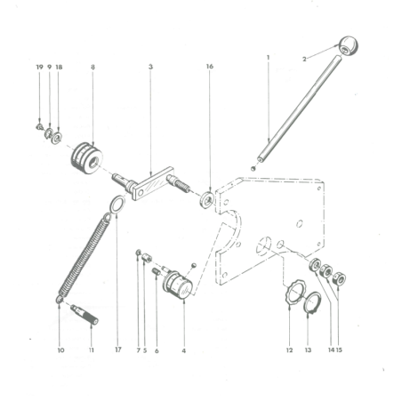 Gruppe Spannhebel - Lever - Position 3.