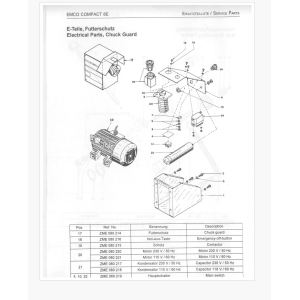 MOTOR 110 V/ 60 HZ - Position 20.