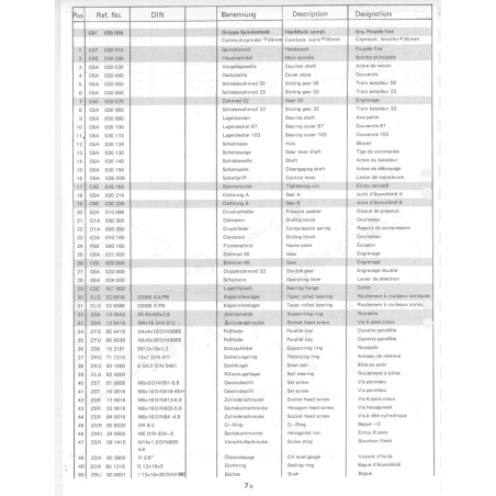 Taper rolled bearing / Maximat Super 11 - Position 31.