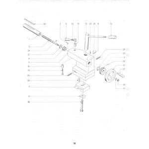 Thrust ball bearing - Position 21.