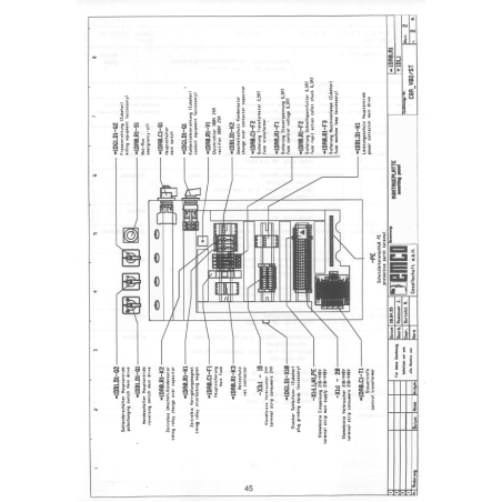 Dahlanderschalter ca10 - 1DB.D1+DL1-Q2 für Maximat Super 11 CD