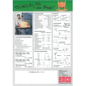 EMCO-FORMSCHLEIFBAND 1 SET mit 5 Stk - Korn 120