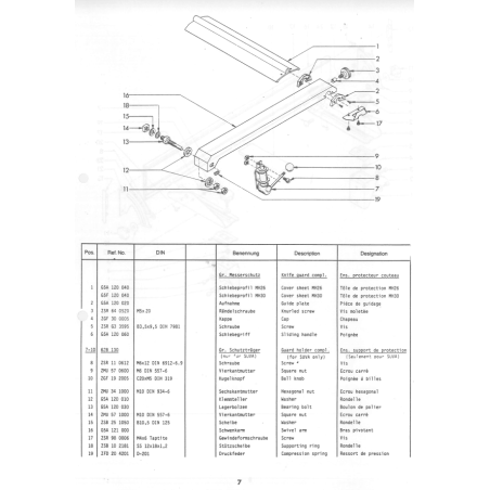 Guide plate - Position 2